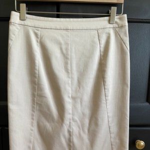 Ann Taylor Khaki Pencil Skirt - Size 4